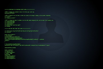 Dangerous Hooded Hacker Breaks into Government Data Servers and Infects Their System with a Virus. His Hideout Place has Dark Atmosphere, Multiple Displays, Cables hackers