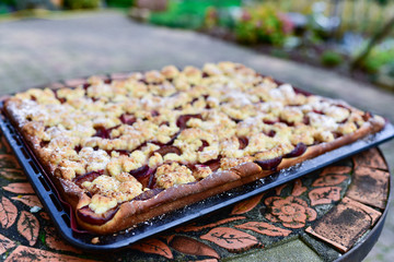 Zwetschgenkuchen backen