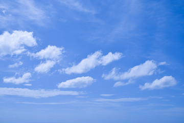 Naklejka na ściany i meble blue sky with clounds background