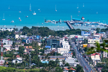 aerial view of phuket