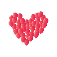 Balloon icon design template vector isolated illustration