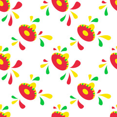 Seamless pattern with the theme of Mexico.