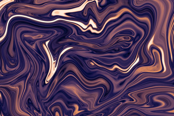 Brown marble swirl texture pattern background.