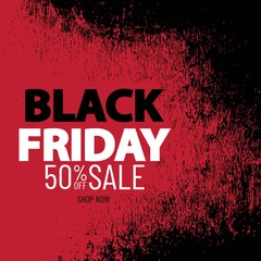 Black friday sale layout background.Black Friday banner. Vector promotion shopping illustration