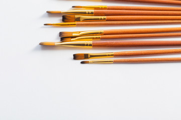 paintbrush on white background