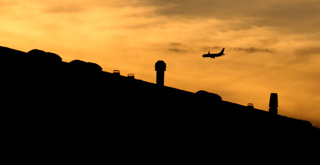 plane in flight
