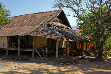 Fototapeta na wymiar traditional house Luang Prabang Laos