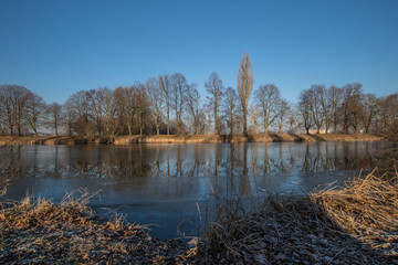frosty morning along the river