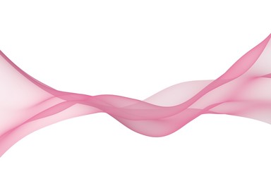 Abstract wave. Scarf. Bright ribbon on white background. Abstract smoke. Raster air background. 3D illustration