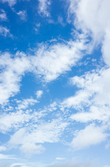 Fototapeta premium 秋の青空と雲