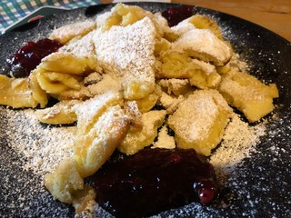 Kaiserschmarren- local speciality 