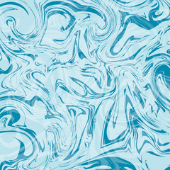 Marble texture. Abstract vector blue background.