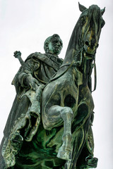  Statue of King Konig Johann in Dresden, Germany.