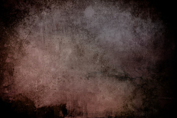 grungy paint on canvas background or texture