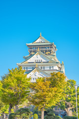 Fototapeta premium 大阪城 天守閣