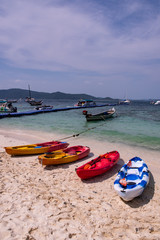 boats on the beach