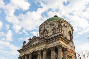 Fototapeta premium St. Joseph church in Pidhirtsi, Lviv region , Ukraine