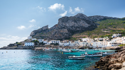 Fototapeta premium The sea of Levanzo, A small island of Sicily, Italy.