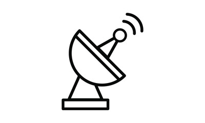 satellite icon vector