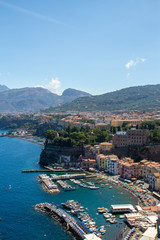 Fototapeta na wymiar view of Sorrento Italy