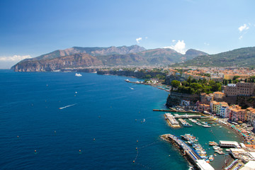 Fototapeta na wymiar view of Sorrento Italy