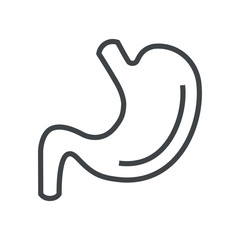 Line icon stomach