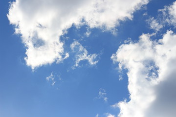 Blue sky with cloud