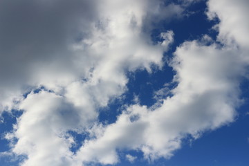 Blue sky with cloud