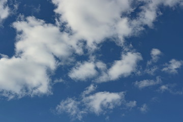 Blue sky with cloud