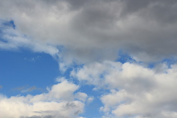 Blue sky with cloud
