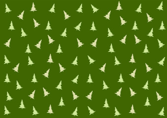 seamless pattern with trees