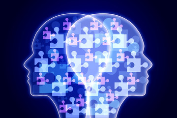 Teamwork and ai concept