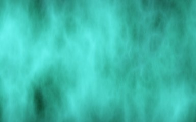 Background of abstract green color smoke. The wall of green fog. 3D illustration