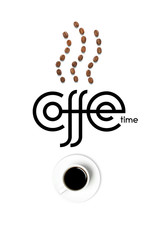 Coffee time. Coffee cup