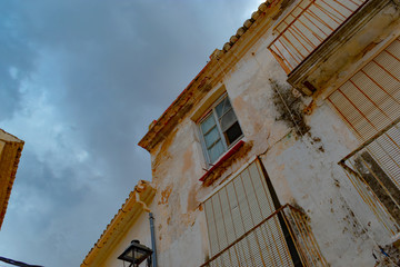 Old town of Denia city in Alicante, coastal and cultural tourist icon in Spain