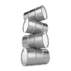 3D rendering aluminum barrel