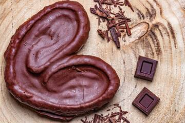 Palmera de chocolate