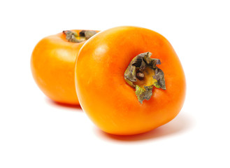 persimmon on a white background 