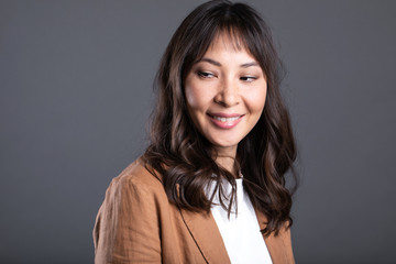 Fototapeta premium Young Asian pretty business woman.