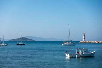 Fototapeta premium Turgutreis Türkei Hafen