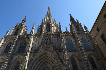 Fototapeta na wymiar Kathedrale von Barcelona, Spanien