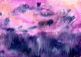 Abstract hand-made pattern, multi-colored background, imitation oil painting