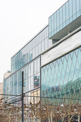 Fototapeta premium Frankfurt, Germany - January 22, 2019: Commercial finance building in Frankfurt, Germany.