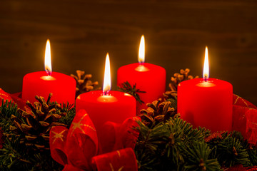 advent wreath for christmas