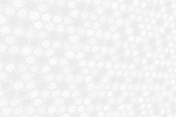 Abstract gray hexagonal background. Hexagonal cell texture.