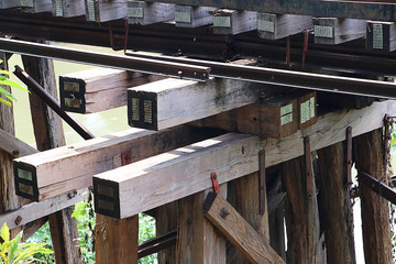 The Death Railway, Constructed during World War II,  Kanchanaburi train station and the River Kwai station, Thailand