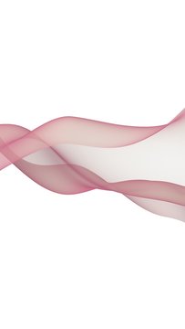Abstract wave. Scarf. Bright ribbon on white background. Abstract smoke. Raster air background. Vertical image orientation. 3D illustration © Plastic man