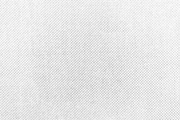 Deurstickers Witte natuurlijke textuur van gebreide wol textiel materiële achtergrond. Witte katoenen stof geweven canvastextuur © Илья Подопригоров