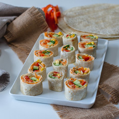 Tortillas Roll Up Sandwich 