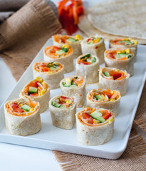Tortillas Roll Up Sandwich 